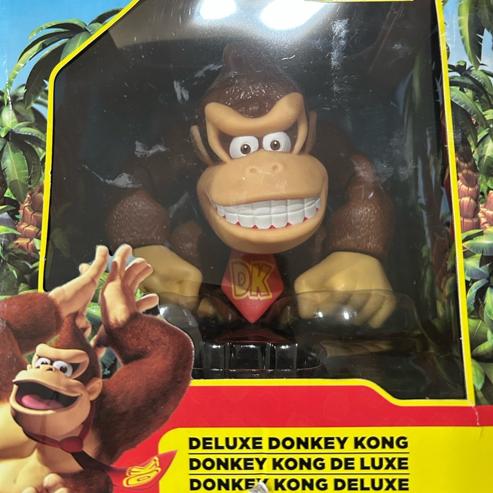 Deluxe Donkey Kong 6-inch action figure in its original packaging.